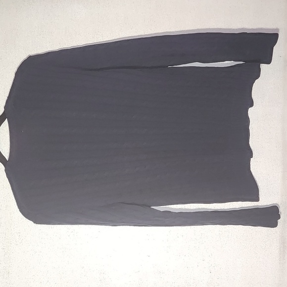 L.L. Bean Navy Blue Cable Knit Large Cozy Classic Cotton - Picture 6 of 6